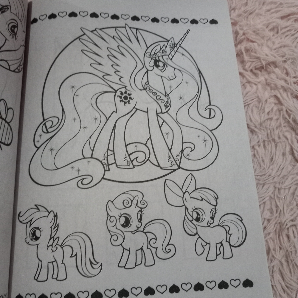 FREE W PURCHASE! Coloring books! My Little Pony and Carebears - Picture 13 of 16